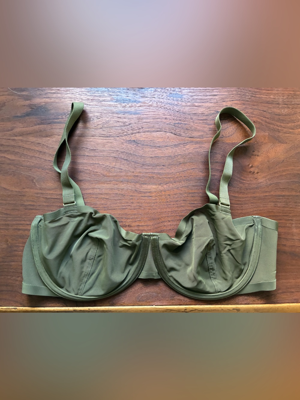 CUUP Olive Green Underwire Bra